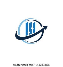 Financial Advisors Logo Design Template Vector Icon.