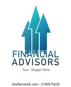 Financial Advisors Logo Design Vector