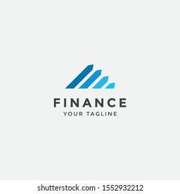 Financial Advisors Market Charts Logo Design Stock Vector (Royalty Free ...