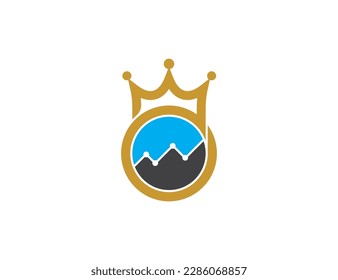Financial Advisors Statistic Chart Stats Logo Concept symbol icon sign Design Element. Marketing, Corporate, Business, Finance Logotype. Vector illustration template