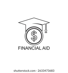 financial aid icon , business icon