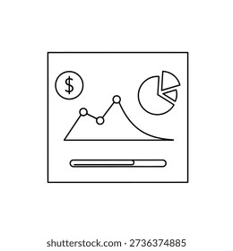 Financial analysis and data visualization with graphs and charts for business insights.
