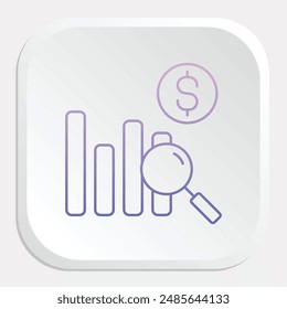 Financial Analysis Icon - Evaluating Financial Data for Informed Decision-Making and Performance Assessment