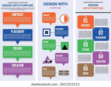 Financial Analysis Infographic Set for Reports and Dashboards

