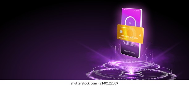 Financial analytics, digital financial services. Phone with a mobile interface Secure mobile banking. Buy by card, online payment app for smartphone Banking App UI, UX Kit for responsive mobile app