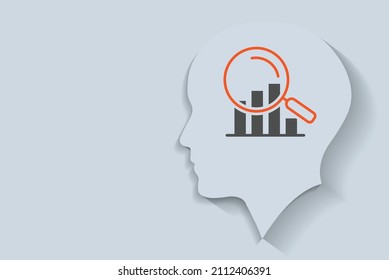 Diseño vectorial de iconos de análisis financiero