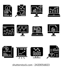 Financial Analytics icon vector. economy illustration sign. analytics symbol.