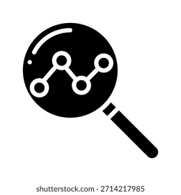 Símbolo de análisis financiero. Vector de ilustración de economía. símbolo de análisis. Iconos web de marketing.