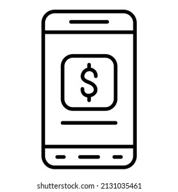 Financial App icon vector image. Can also be used for web apps, mobile apps and print media.