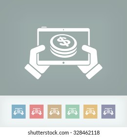 Financial application on tablet - Dollars