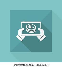 Financial application on tablet - Euro