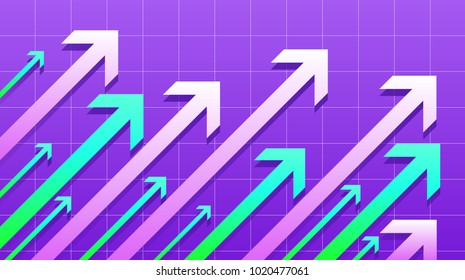 Financial Arrow Graph