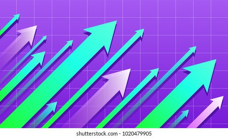 Financial Arrow Graph