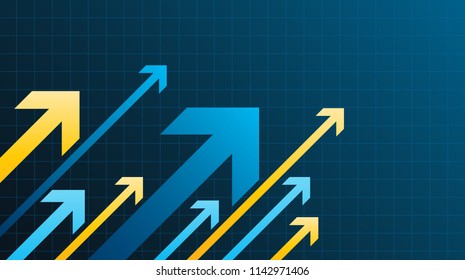 Financial Arrow Graph