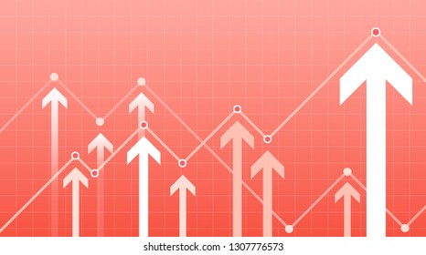 Financial Arrow Graph