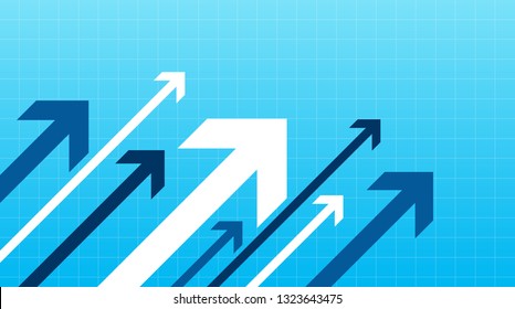 Financial Arrow Graph 