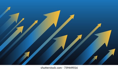 Financial Arrow Graph