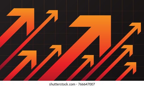 Financial Arrow Graph