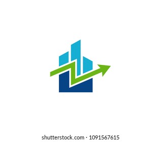 Financial arrow logo 