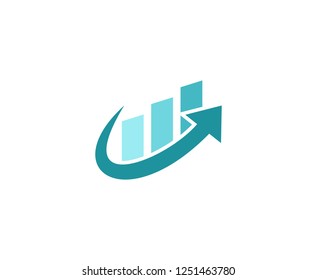Financial arrow logo