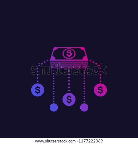 Financial assets diversification, interest return, income and investments