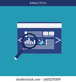 Financial audit, auditing tax process, paper sheet