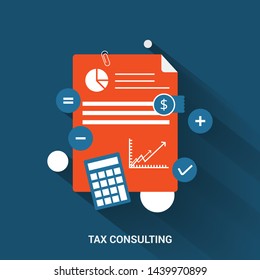 Financial audit business concept . Can use for web banner, info graphics, hero images.