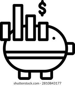 Financial Austerity Vector Design Icon Style