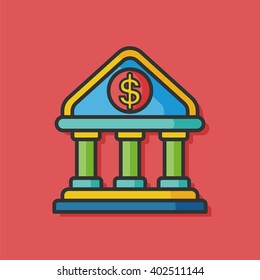 financial bank vector icon