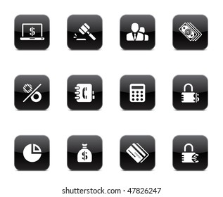 Financial and banking icon set