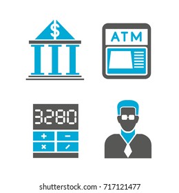 financial and banking icons