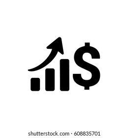 Financial Bar Chart Icon