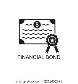 Financial Bond Icon , Business Icon