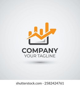 Financial Box Logo design template