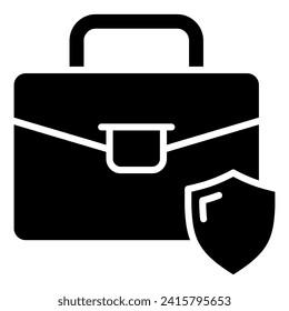 Financial Bulwark icon line vector illustration