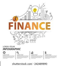 Financial and  business concept. vector illustration.