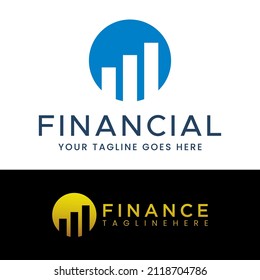 Financial Business Logo Template Vector