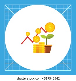 Financial Business Plan Concept Icon
