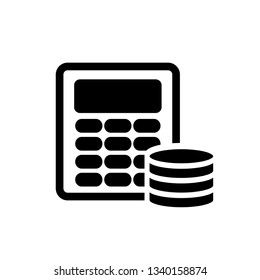 Financial calculation icon