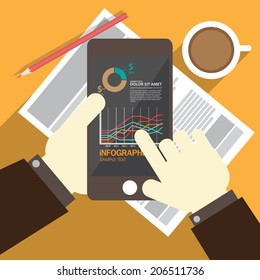 financial chart business