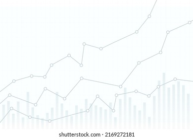 Financial Chart Graph Rising Stock Market Stock Vector (Royalty Free ...