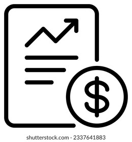 Finanzdiagrammsymbole können für Uiux, Infografik, Illustration usw. verwendet werden