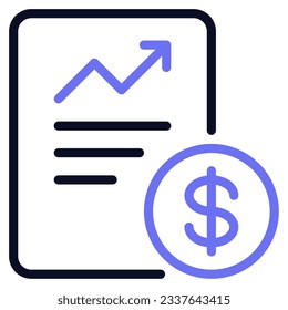 Financial Chart Icons can be used for uiux, infographic, illustration, etc