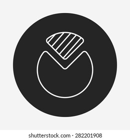 financial chart line icon