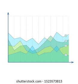 Financial charts with currency rates background. Business theme graphs.