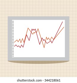 Financial charts theme elements