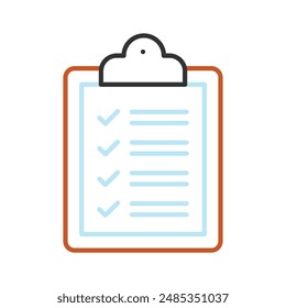 Financial checklist vector design in trendy style, editable icon