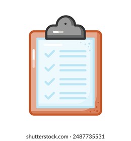 Financial checklist vector design in trendy style, editable icon