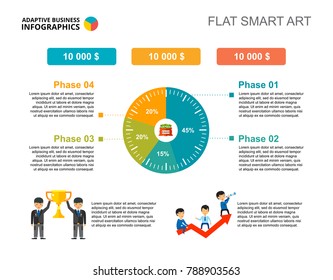 Financial Circle Diagram Slide Template
