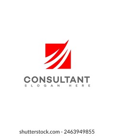 financial consultant logo Identity Sign Symbol Template  